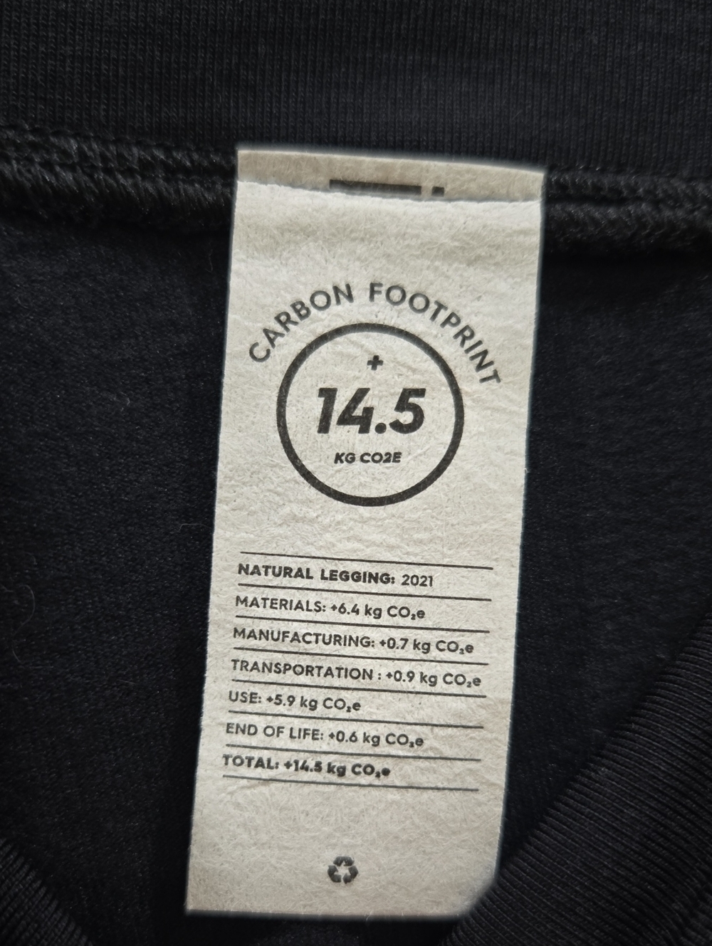 Allbirds Natural Leggings Black Size Small NWT Activewear Running Stretch - Picture 10 of 10